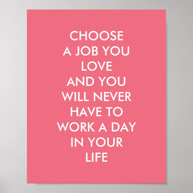 Pôster Ditos Inspiracionais Personalizados Citação de Con (Frente)