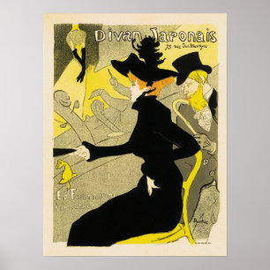 Poster DIVAN JAPONAIS 1894 Henri Toulouse Lautrec francê