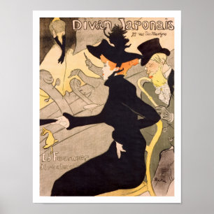 Poster Divan Japonal by Toulouse-Lautrec