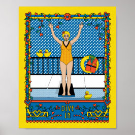 Poster Dive In_B_8x10