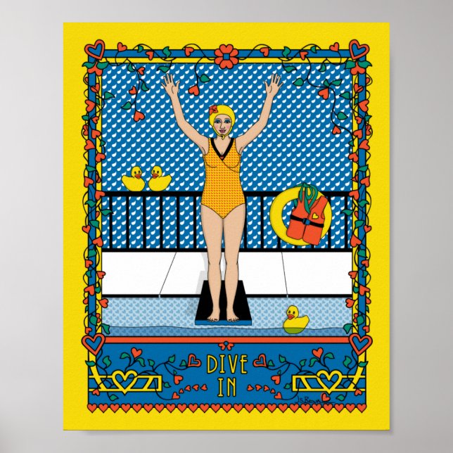Poster Dive In_B_8x10 (Frente)