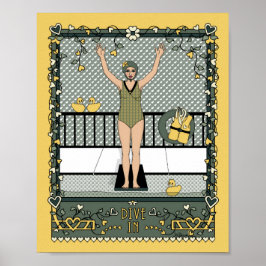 Poster Dive In_C_8x10
