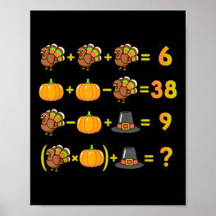 Poster Diversão 67 Seis Sete Puzzle de Lógica Matemática