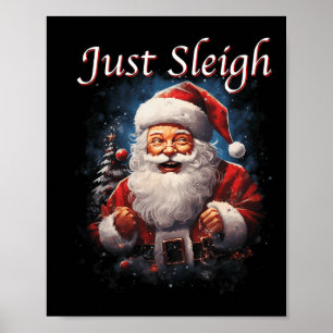Poster Diversão Apenas Dorme Papai Noel