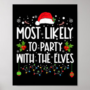 Poster Diversão Correspondente Natal Mais Provável Para F