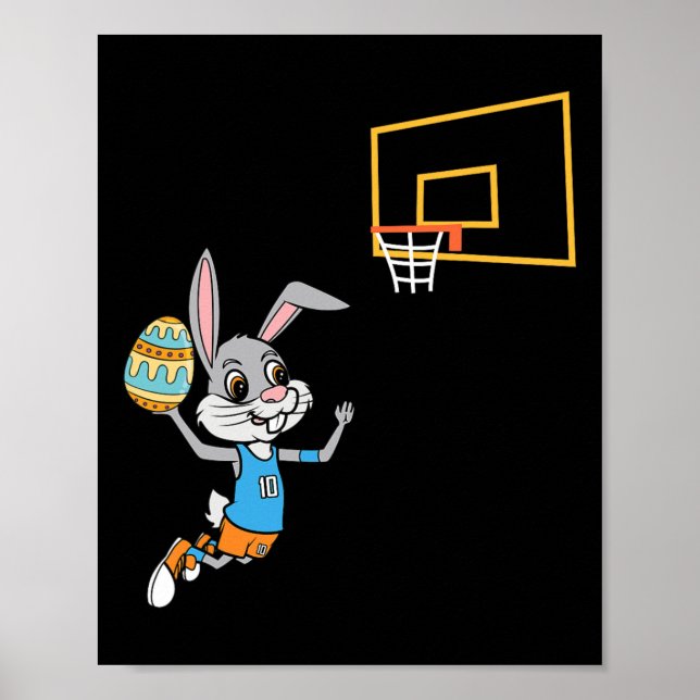 Poster Diversão da Páscoa de Ovo Coelhinho Dunk Páscoa de (Frente)