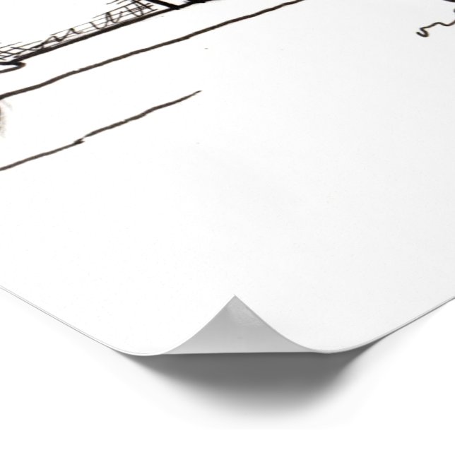 Poster Diversão de Trailing (Borda)