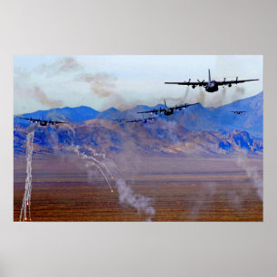 Poster Diversão do alargamento C-130