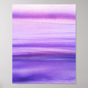 Poster Diversão em água com abstrato roxo Uniforme