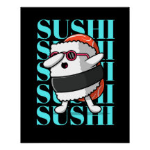 Diversão Kawaii Sushi Dab