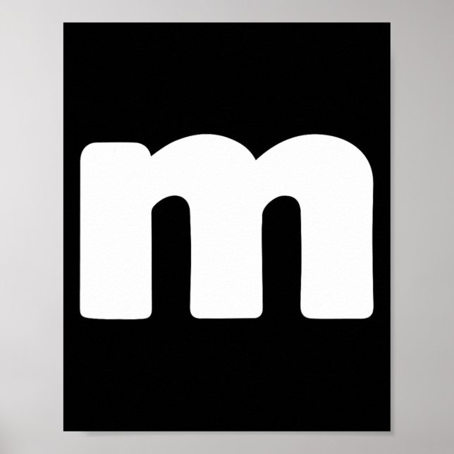 Poster Diversão - Letra M Grupos de Halloween Figuras (Frente)