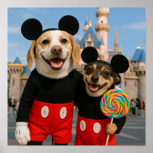Poster "Diversão na Disney"