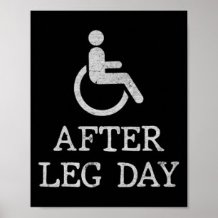 Poster Diversão para utilizadores de cadeiras de rodas De