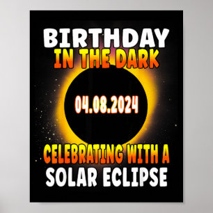 Poster Diversão Total Eclipse Solar Celebração de Anivers