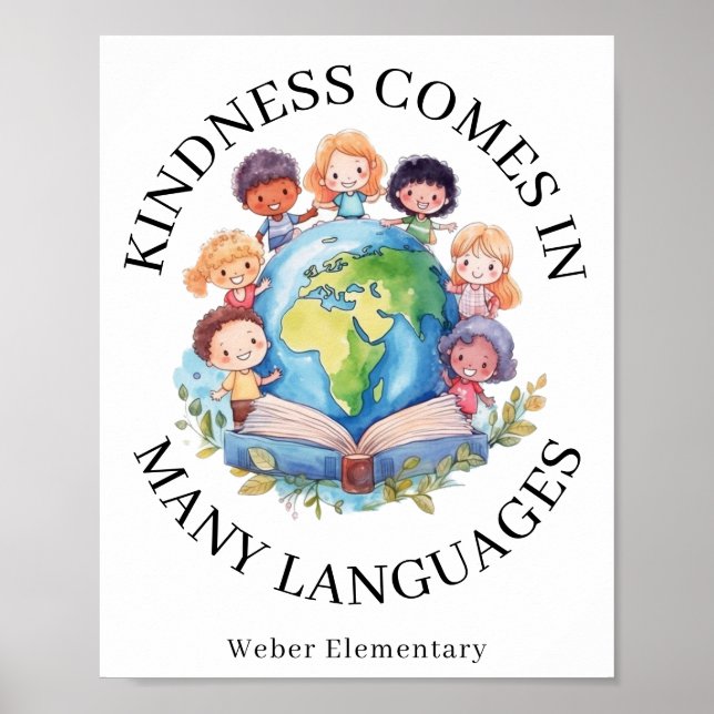 Poster Diversidade e gentileza de inclusão (Frente)