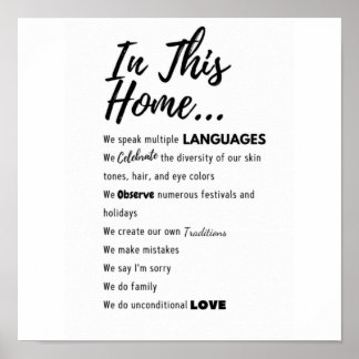 Poster Diversos produtos da família