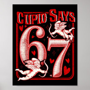 Poster Divertido 67 Cud Diz 67 Casal De São Valentim Comb