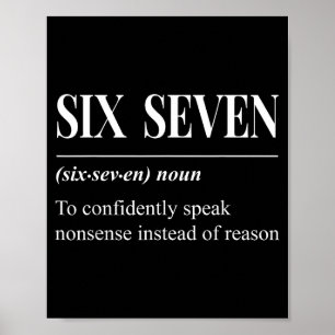 Poster Divertido 67 Definição O Significado De 67 Meme Se