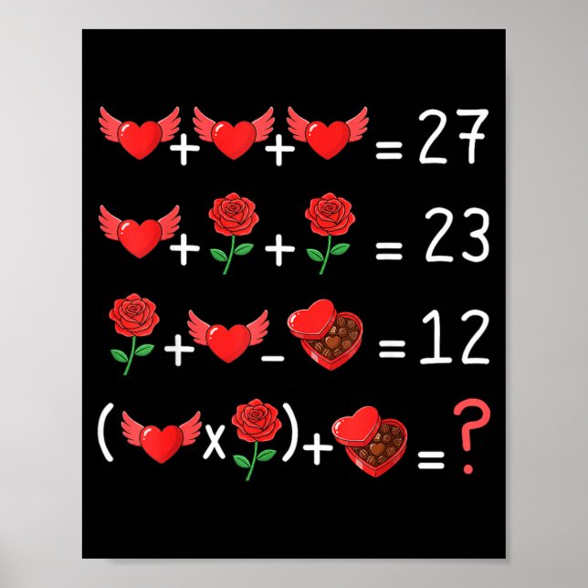 Poster Divertido 67 Professor de Matemática Dia dos Namor (Frente)