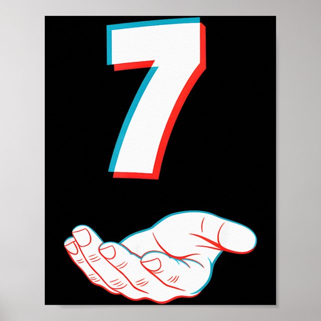 Poster Divertido 67 Seis Sete Casal Meme Correspondente H (Frente)