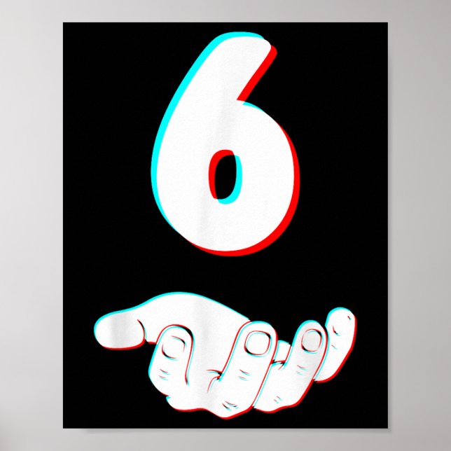 Poster Divertido 67 Seis Sete Meme Casal Combinando Hallo (Frente)