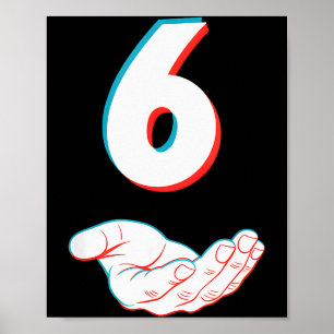 Poster Divertido 67 Seis Sete Meme Casal Correspondente H