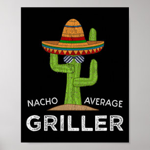 Poster Divertido Churrasco Grill Lover Humor Griller Dize