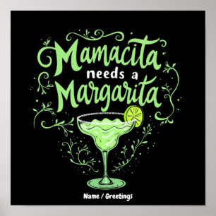 Poster Divertido Cinco De Mayo Mamacita Precisa De Uma Ma