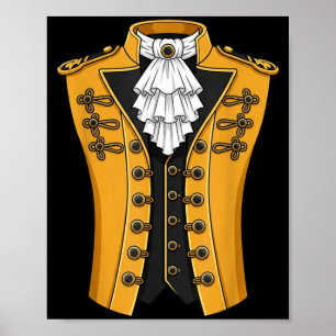 Poster Divertido Colonial Século XVIII Histórico América