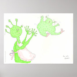 Pôster Divertido com a vovó!