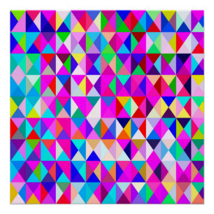 Pôster Divertido com Geometrics...  .