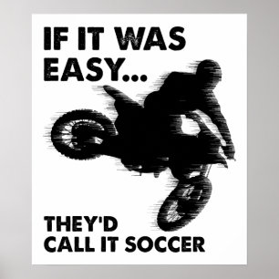 Poster Divertido de Futebol Fácil