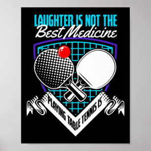 Poster Divertido Reproduzir Tênis Melhor Medicina Reprodu