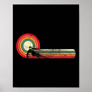 Poster Divertido Retro Esqui Vintage 80s 90s Esquiando De