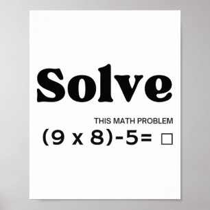 Poster Divertido Seis Sete 67 Meme Pemdas Escola Professo