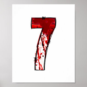 Poster Divertido Seis Sete 6 7 Design de Meme de Casais H