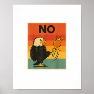 Poster Divertido Sem Reis Na América Homens Mulheres