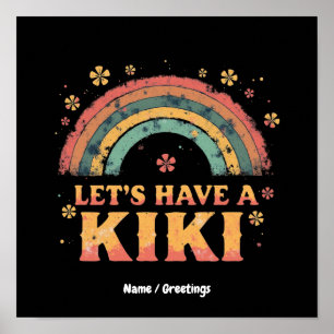Poster Divertido "Vamos Ter um Kiki" LGBT Trans Gênero Re