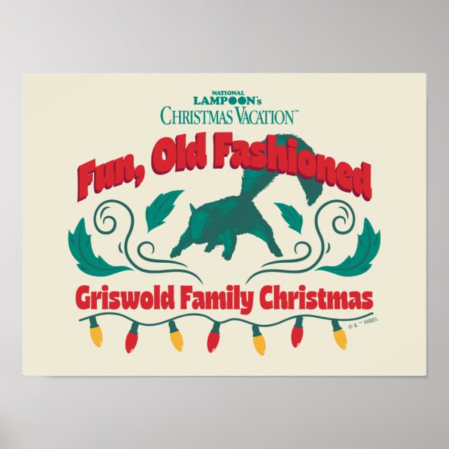 Poster Divertido, Velho Feliz Natal da Família Griswold (Frente)