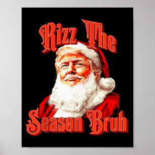Poster Divertidos Meninos Rizz A Temporada De Natal