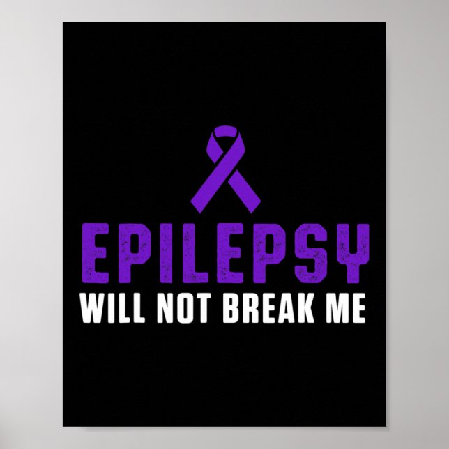 Poster Divertidos Terapeutas Conscientização sobre Epilep (Frente)