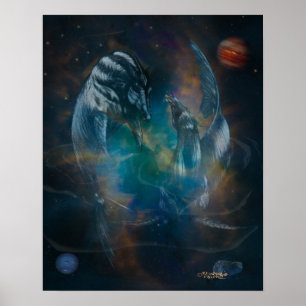 Pôster Divertimento com peixes