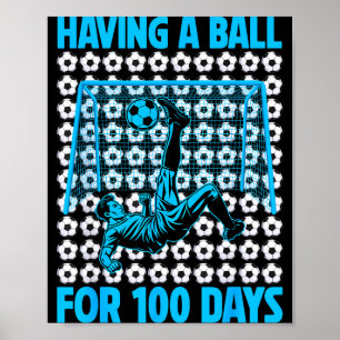 Poster Divertindo-se Para 100 Dias De Escola Amantes De F