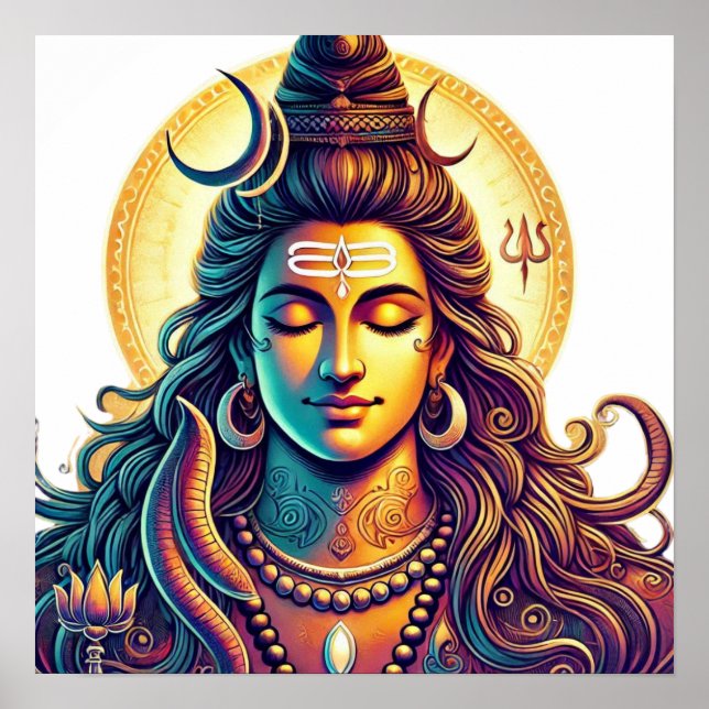 Poster Divine Majestade: Lorde Shiva (Frente)