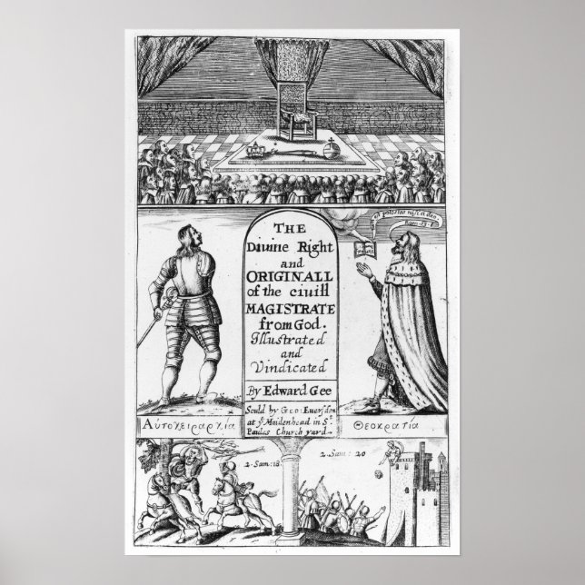 Poster Divine Right Original Civil Magistration de (Frente)