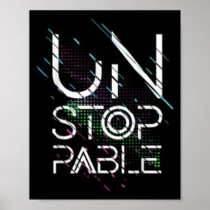 Poster Divirta-se com uma citação gráfica Legal e Motivac