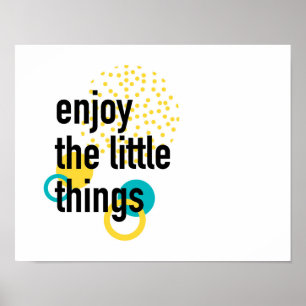 Poster Divirta-se design das Coisas Lıttle