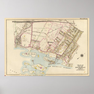Pôster Divisão 2 de New Rochelle, New York