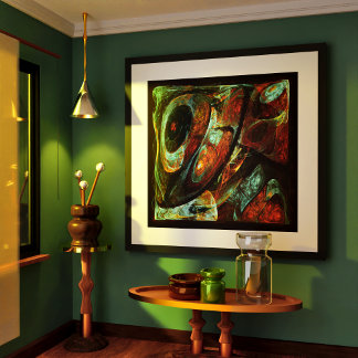 Poster Divisão de Abstrato de Tempo