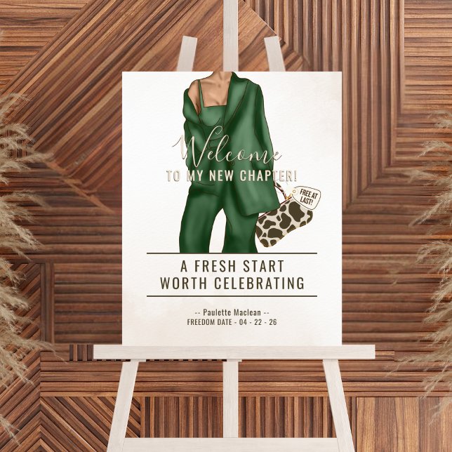 Poster Divorce Party Welcome Sign (Criador carregado)